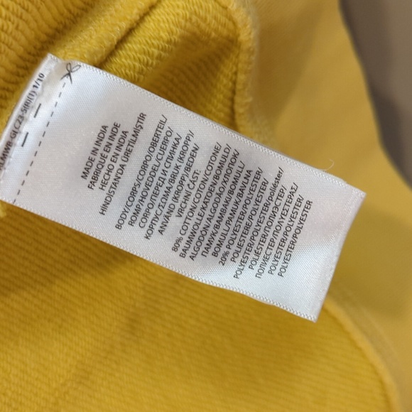 Ralph Lauren Polo Yellow Hoodie Sweatshirt 3T - Picture 4 of 4